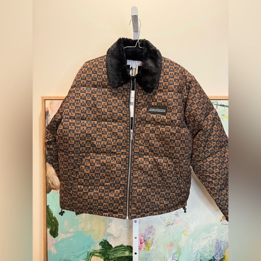MADEME NEW YORK Fur Collar Puffer